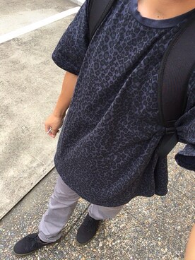「AZUL by moussy（アズールバイマウジー）のアイテム（チノパンツ）」を使った、　とまとさん（メンズ・170cm）の夏コーディネート