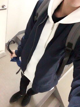 「石川旅行」｜　とまとさん（メンズ・170cm）の秋コーディネート