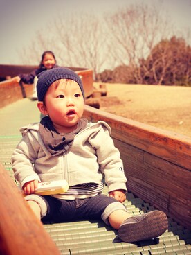 そうさん（キッズ・70cm）の春コーディネート