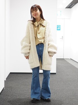 B:MING by BEAMS / ペルーハンド ニット カーディガン 20AWを