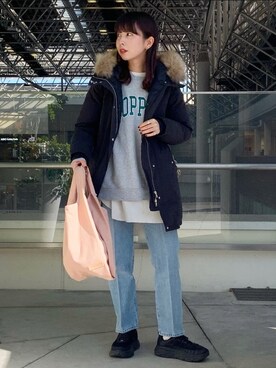 k a m e 𓅮さん(レディース・158cm)の冬コーディネート