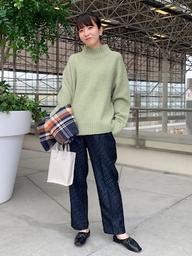 k a m e 𓅮さん（レディース・158cm）の冬コーディネート