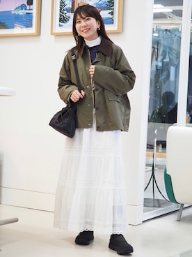 k a m e 𓅮さん（レディース・158cm）の冬コーディネート