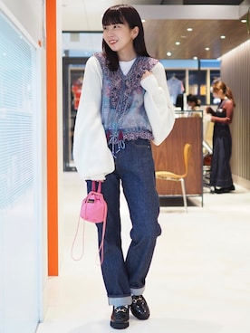 k a m e 𓅮さん（レディース・158cm）の冬コーディネート