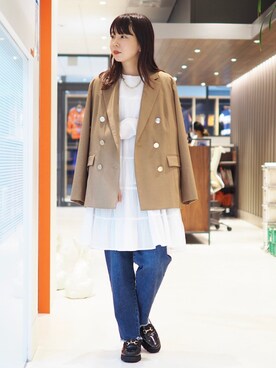 k a m e 𓅮さん（レディース・158cm）の冬コーディネート