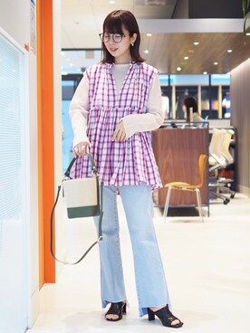 k a m e 𓅮さん（レディース・158cm）の春コーディネート