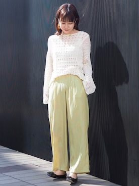 k a m e 𓅮さん(レディース・158cm)の春コーディネート