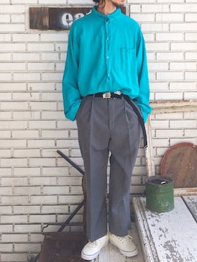 「FUCKING AWESOME（ファッキングオーサム）のアイテム」を使った、eat_cameさん（メンズ・180cm）の春コーディネート