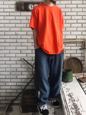 「MARITHE + FRANCOIS GIRBAUD（マリテフランソワジルボー）のアイテム」を使った、eat_cameさん（メンズ・180cm）の春コーディネート