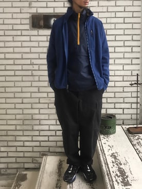 「NIKE ACG（ナイキエィシージー）のアイテム（ジャケット/アウター）」を使った、eat_cameさん（メンズ・180cm）の冬コーディネート