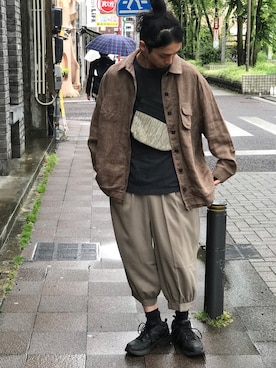 「eat」｜eat_cameさん（メンズ・180cm）の夏コーディネート