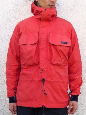 「アイテム（ナイロンジャケット）」を使った、eat_cameさん（メンズ・180cm）の冬コーディネート