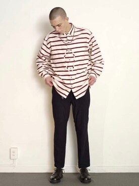 「O（オー）のアイテム」を使った、eat_cameさん（メンズ・180cm）の春コーディネート