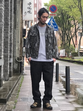 「eat」｜eat_cameさん（メンズ・180cm）の春コーディネート