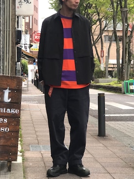 「O（オー）のアイテム」を使った、eat_cameさん（メンズ・180cm）の春コーディネート