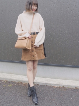 akane otsuさん(レディース・161cm)の冬コーディネート