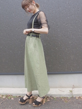 akane otsuさん（レディース・161cm）の春コーディネート