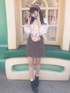 「Daniel Wellington（ダニエルウェリントン）の【Daniel Wellington】レザーバンド３６ＭＭ（アナログ腕時計）」を使った、akane otsuさん（レディース・160cm）の春コーディネート