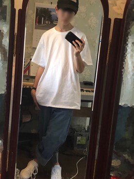 「adidas neo（アディダスネオ）のadidas neo VALCLEAN2 17FALL（スニーカー）」を使った、ずーまーさん（メンズ・178cm）の春コーディネート