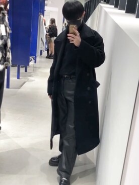 「ADER error（アーダーエラー）のアイテム（ジャケット/アウター）」を使った、komaさん（メンズ・170cm）の冬コーディネート