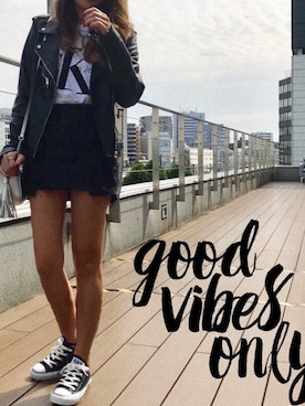 「CONVERSE（コンバース）のconverse（コンバース） ALL STAR OX（オールスターOX）（スニーカー）」を使った、Missicaさん（レディース・154cm）の秋コーディネート