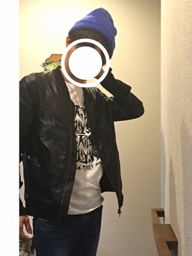 「shama（シャマ）のアイテム」を使った、てるさん（メンズ・163cm）の春コーディネート