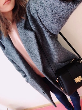 「いってきます」｜Miki ◡̈⃝⋆*さん（レディース・155cm）の冬コーディネート