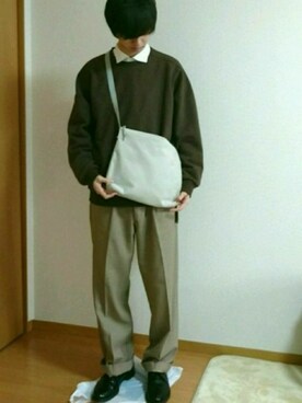 霜柱さん（メンズ・176cm）の春コーディネート