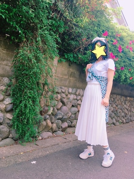 「NEW BALANCE（ニューバランス）の【New Balance】 CRT300 スニーカー（スニーカー）」を使った、きゃんさん（レディース・153cm）の春コーディネート