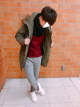 「GLOBAL WORK（グローバルワーク）のアイテム（その他）」を使った、asutinさん（メンズ・162cm）の冬コーディネート