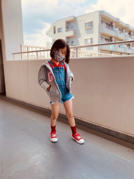 スニーカーを使った 6歳女の子 の人気ファッションコーディネート Wear