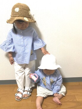 ぽん太さん(キッズ・80cm)の春コーディネート