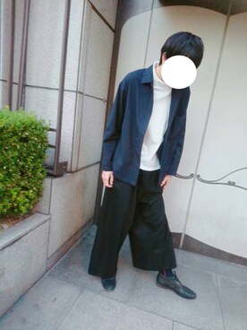 「NANO universe（ナノユニバース）のアイテム（その他シューズ）」を使った、ヒサさん（メンズ・175cm）の秋コーディネート