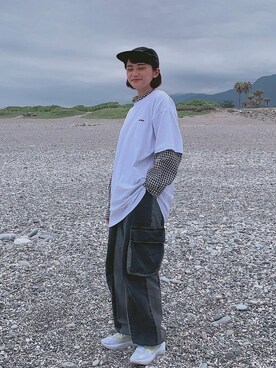 「NEXHYPE（ネックスハイプ）のアイテム」を使った、goldfish08さん（レディース・159cm）の春コーディネート