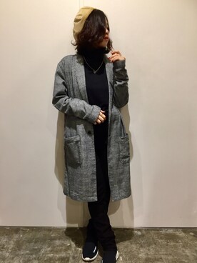 「Confirm（コンファーム）のアイテム（ジャケット/アウター）」を使った、コンファーム・イルズ 茨木さん（レディース・153cm）の秋コーディネート