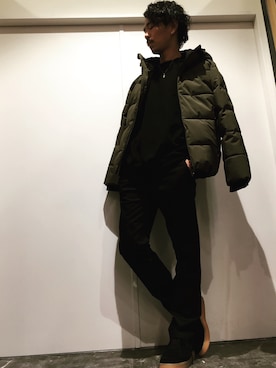 「Confirm（コンファーム）のアイテム（ブルゾン）」を使った、コンファーム・イルズ 茨木さん（メンズ・180cm）の秋コーディネート