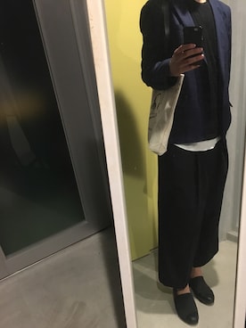 「STUDIOUS SELECT(STUDIOUS SELECT)」｜「アイテム（スニーカー）」を使った、あぱへすごんすさん（メンズ・180cm）の春コーディネート