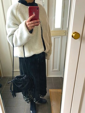 「SEVENDAYS=SUNDAY（セブンデイズサンデイ）のアイテム（ワンピース）」を使った、とおさん（レディース・153cm）の春コーディネート