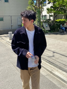 「BEAMS（ビームス）のアイテム（その他アウター）」を使った、Yuuki Mizubayashiさん（メンズ・175cm）の春コーディネート