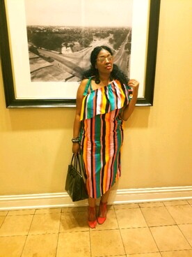 「Target（ターゲット）のアイテム（ワンピース/ドレス）」を使った、Laveatriaさん（レディース・170cm）の秋コーディネート