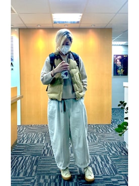 「SUGAR CANE（シュガーケーン）のアイテム」を使った、monkeyさん（レディース・173cm）の春コーディネート
