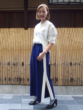 「CHEAP MONDAY（チープマンデイ）のアイテム」を使った、TOMOMIさん（レディース・168cm）の春コーディネート