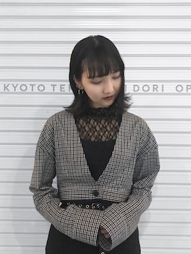 「NECESSARY or UNNECESSARY（ネセサリーオアアンネセサリー）のアイテム」を使った、TOMOMIさん（レディース・167cm）の春コーディネート