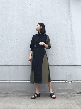 「UNITED TOKYO（ユナイテッドトウキョウ）のアイテム（Tシャツ/カットソー）」を使った、TOMOMIさん（レディース・168cm）の春コーディネート