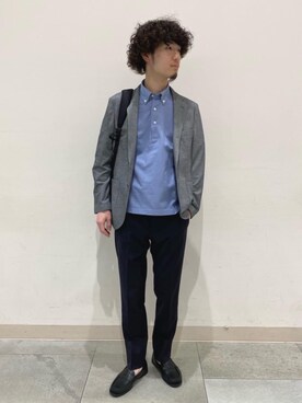 「THE NORTH FACE（ザノースフェイス）のアイテム（ビジネスバッグ）」を使った、fujiko1f1fujimoさん（メンズ・170cm）の春コーディネート