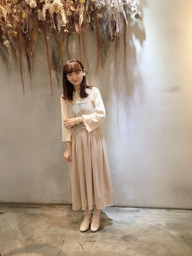 「へザー」｜「アイテム（バレエシューズ）」を使った、toruさん（レディース・166cm）の秋コーディネート