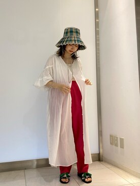 綾音さん（レディース・156cm）の春コーディネート