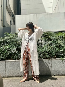 綾音さん（レディース・156cm）の夏コーディネート