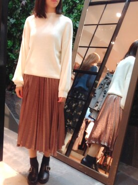 Yukiさん(レディース・157cm)の秋コーディネート