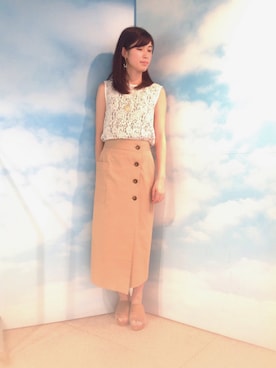 「大学生」｜Yukiさん（レディース・157cm）の春コーディネート